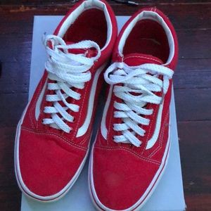 Red Old Skool Vans